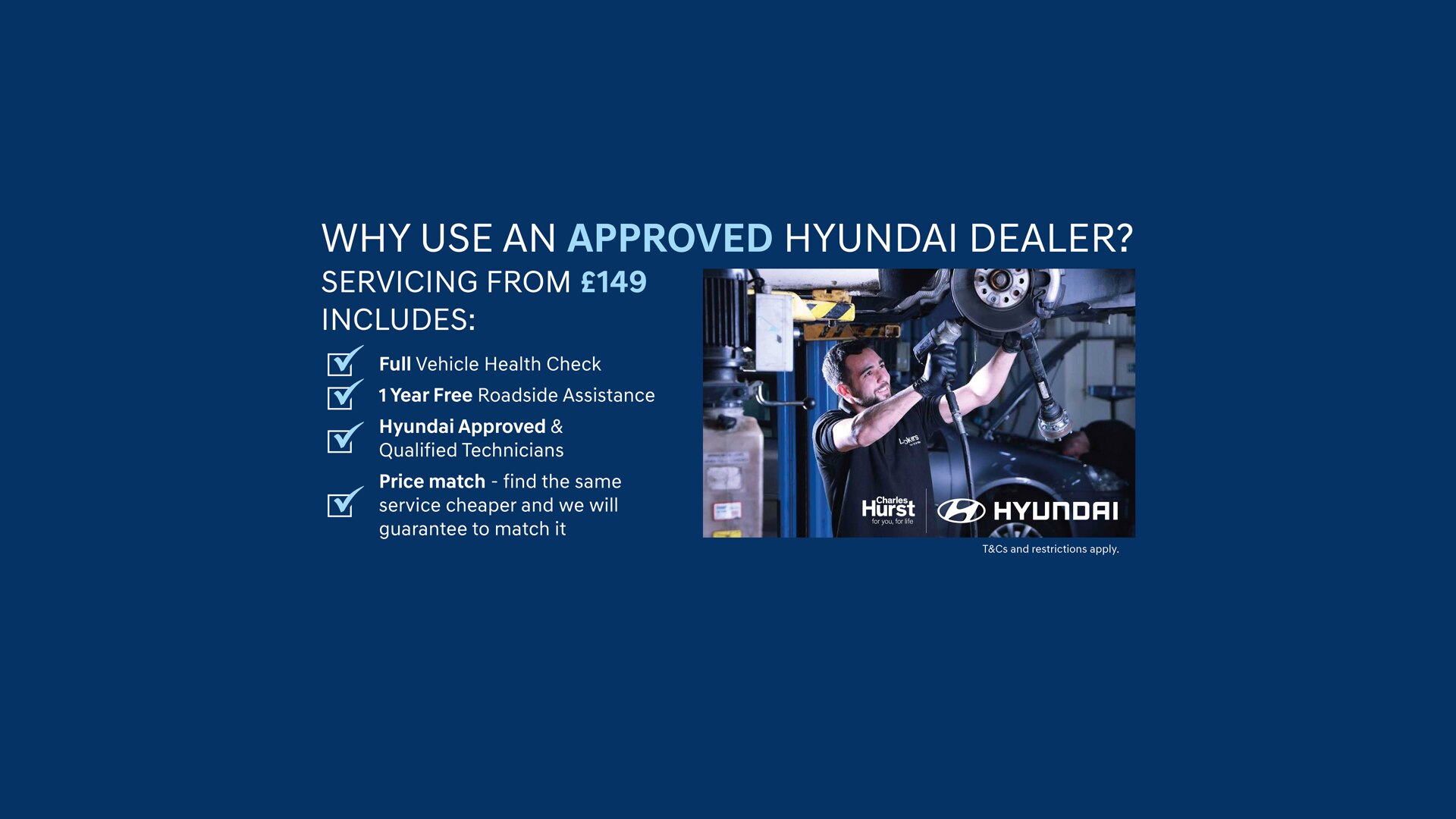 Servicing and Parts | Charles Hurst Hyundai
