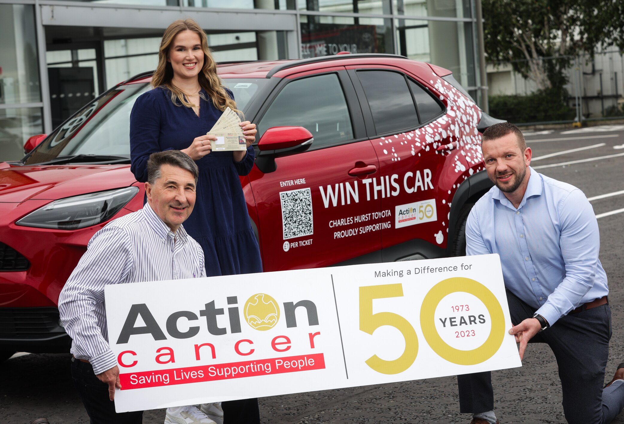 Charles Hurst Toyota partners with NI charity Action Cancer