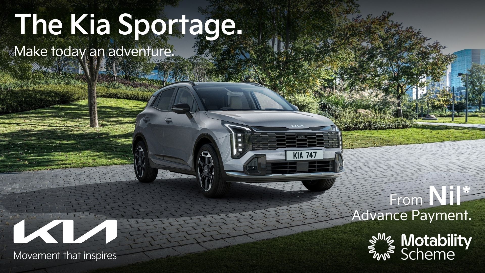 Kia Sportage Motability Info Panel Image